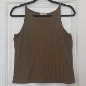 Olive Green Tank Top